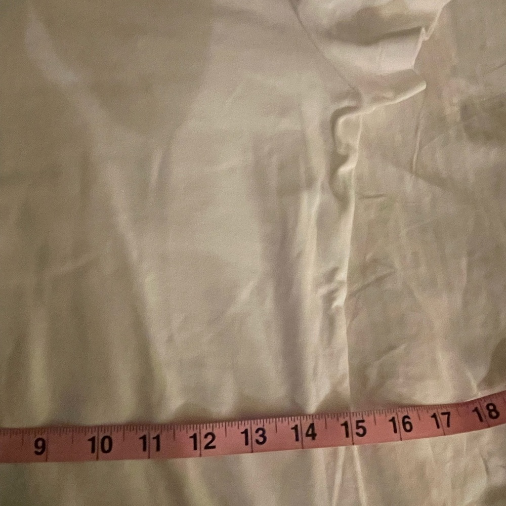 Lands End Classic White Cotton Short Sleeve T Shirt NWOT - Picture 5 of 5